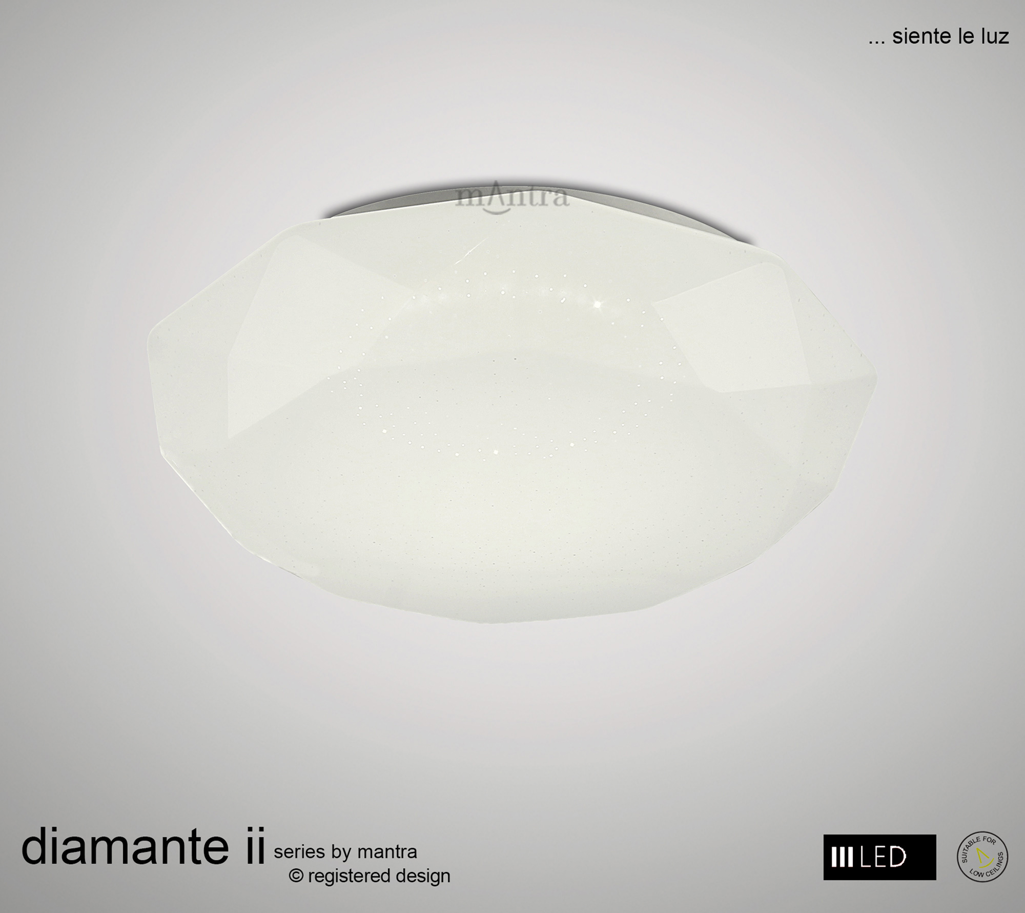 Diamante II Ceiling Lights Mantra Flush Fittings Diamante II Ceiling Lights Mantra Flush Fittings